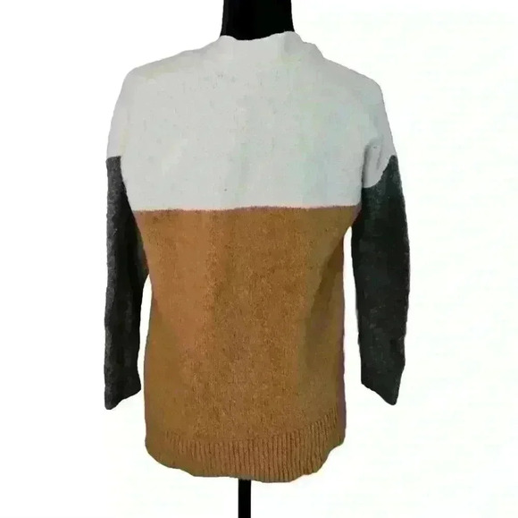 Madewell Womens Allston Double-Button Cardigan Sweater in Colorblock S - Picture 5 of 15